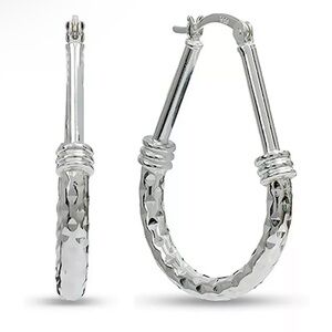 925 Silver Filled Hoop Earrings